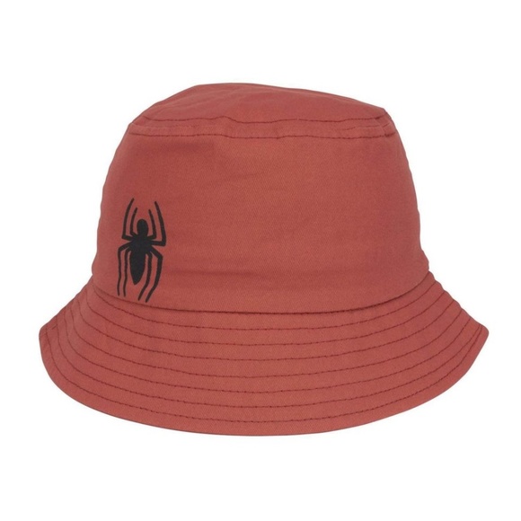 BRAND NEW youth boy marvel spiderman bucket sun hat size 4-6X - Picture 1 of 3